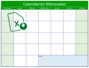 calendarios mensuales